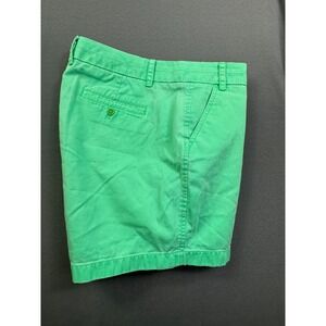 J.Crew Chino Shorts Womens 16 Kelly Green Cotton Mid Rise Casual Summer 4 Inseam